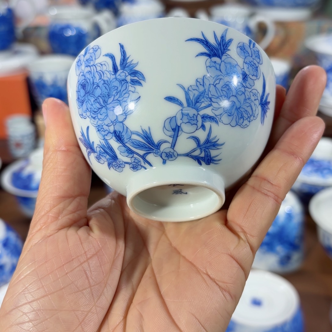 杯全手工全手绘陶瓷