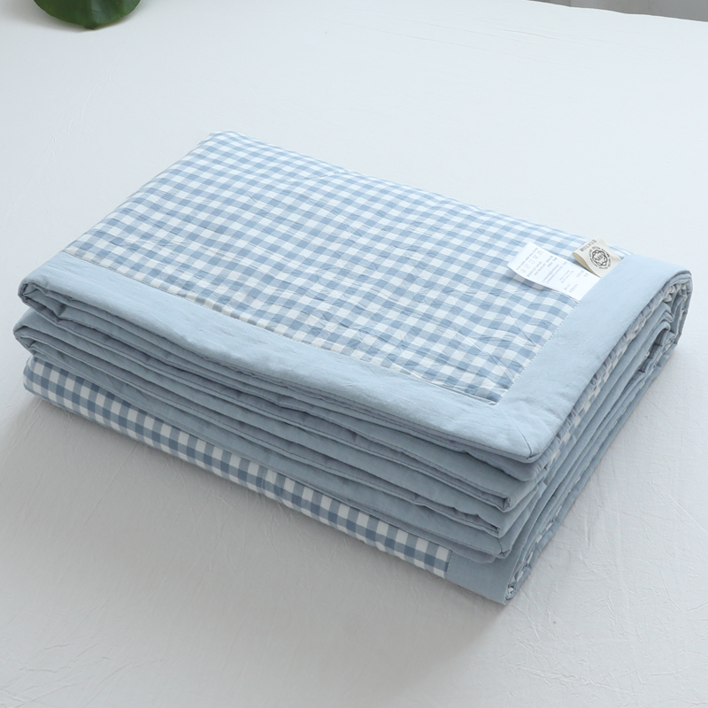 纯棉水洗棉空调被四季被夏凉被纯棉夏被学生宿舍可机洗单双人