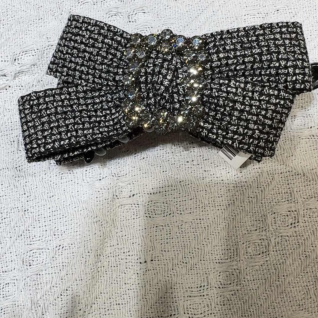 布艺非金属格子香焦夹