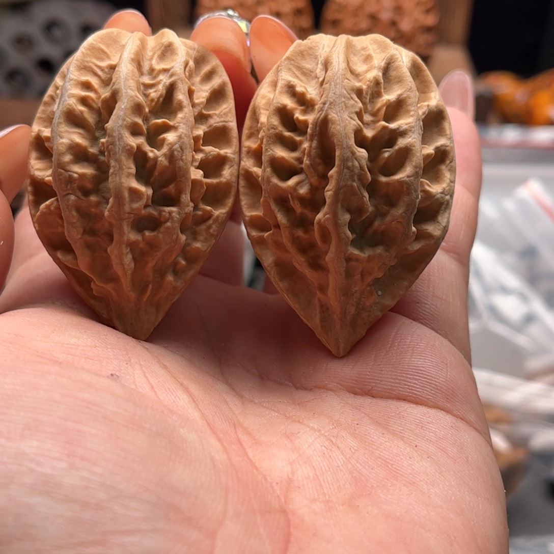 文玩核桃把件关东木子家楸大胖108