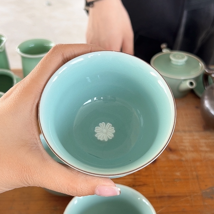 小米茶器龙泉青瓷