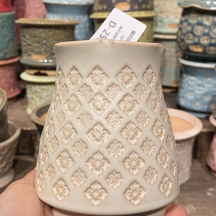 七里烧花盆2-25-256口径6