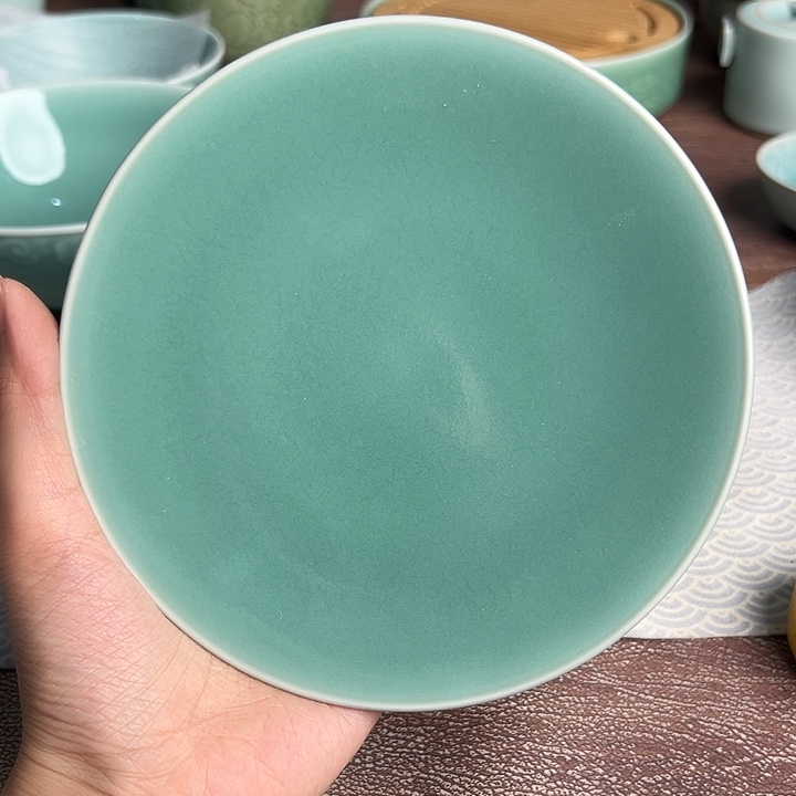 龙泉云间青瓷小米茶器