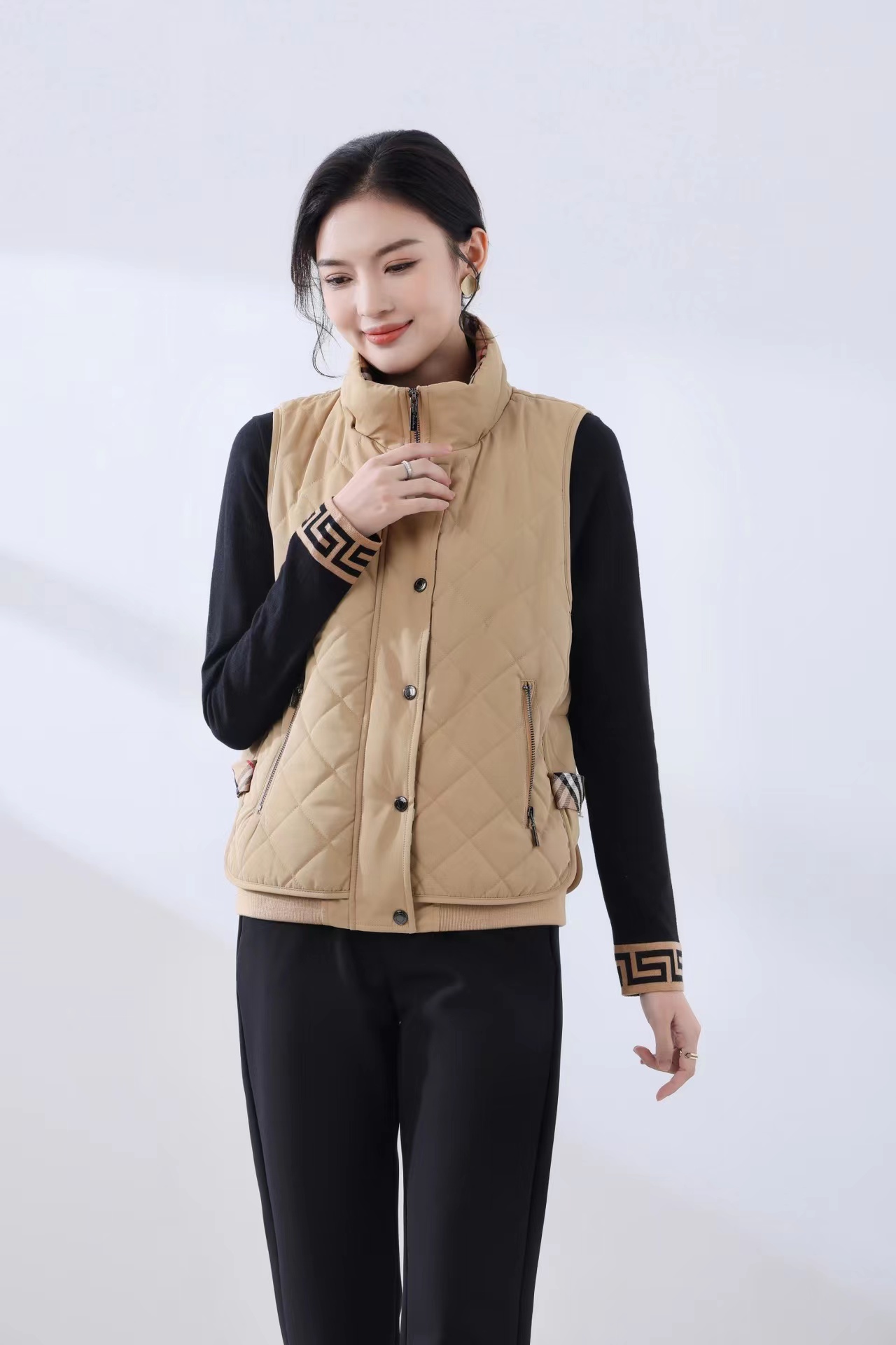 [MG]冬新款保暖显瘦棉马甲MG125682