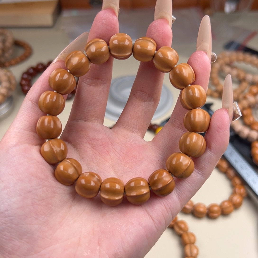 猴头核桃手串全品无暇鲨鱼背65.8