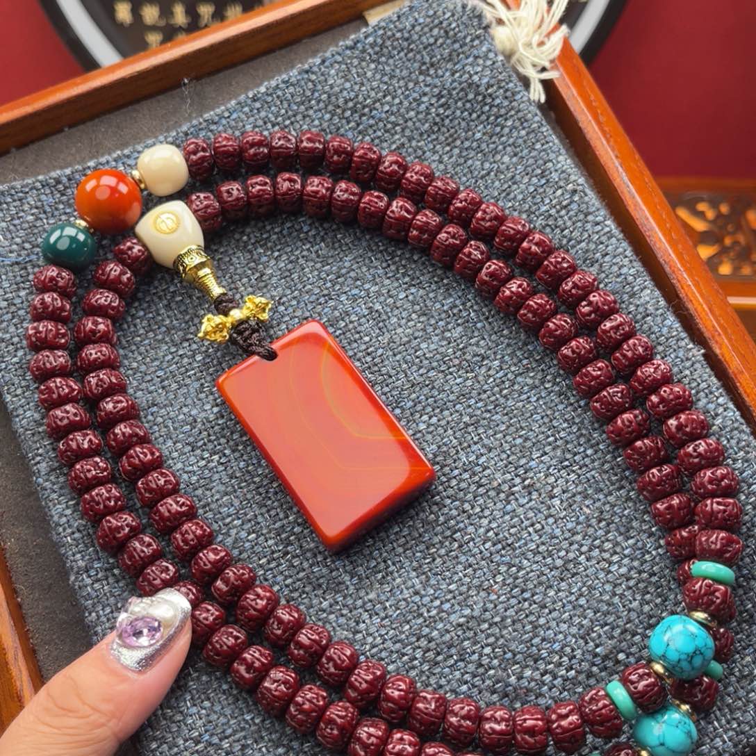 吊坠金刚菩提藏式直切一代龙