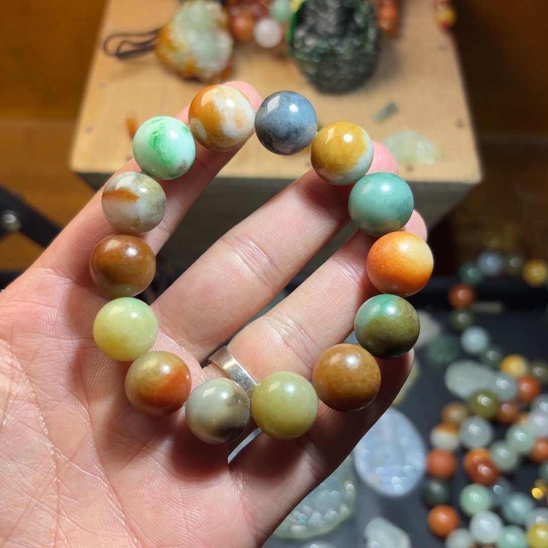 翡翠未镶嵌手串翡翠手串