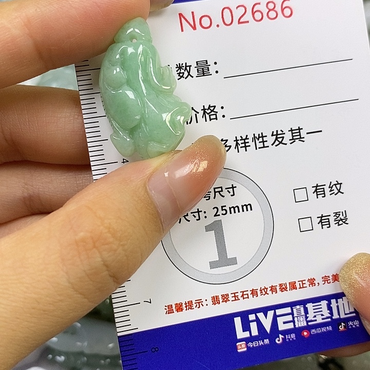 翡翠未镶嵌颈饰翡翠