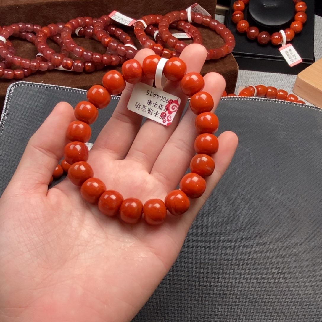 南红玛瑙手串单圈未镶嵌11mm
