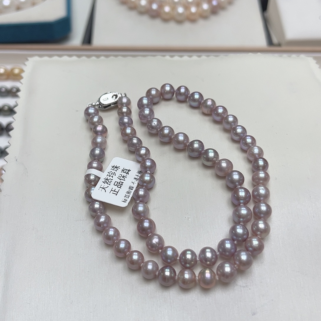 未镶嵌淡水珍珠颈饰6/8内 无核