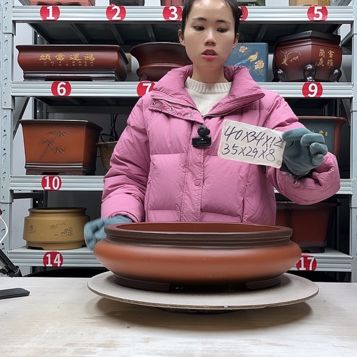 紫砂花盆紫砂花盆