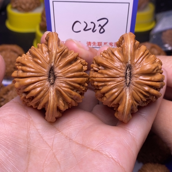 文玩核桃把件46全品四座楼c228