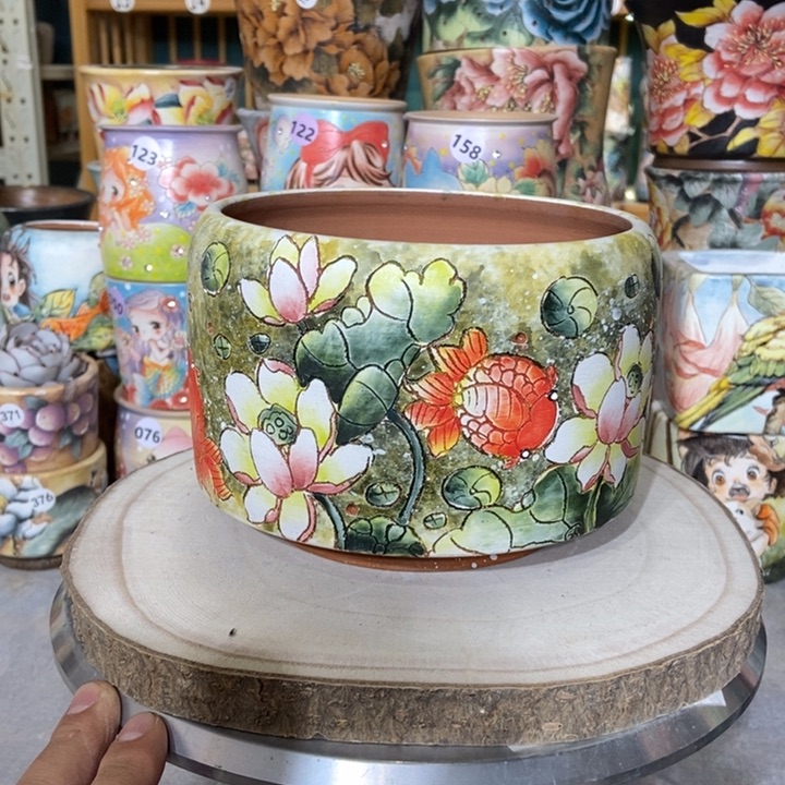 红陶景德镇艺术手绘作品