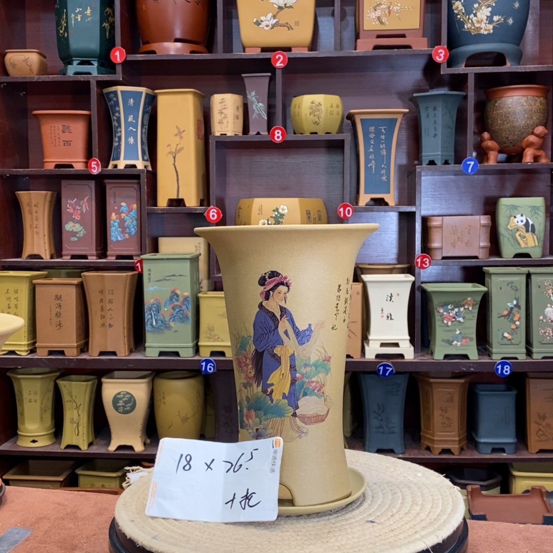 紫砂花盆紫砂艺术