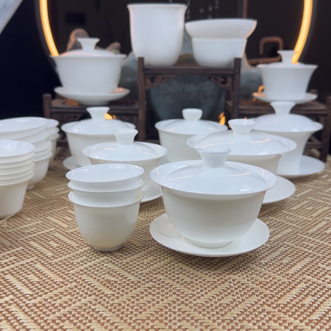 盖下110ml元宝盖碗➕3个美人杯