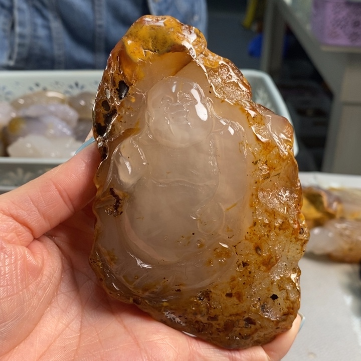 玛瑙/玉髓吊坠(不含链)未镶嵌