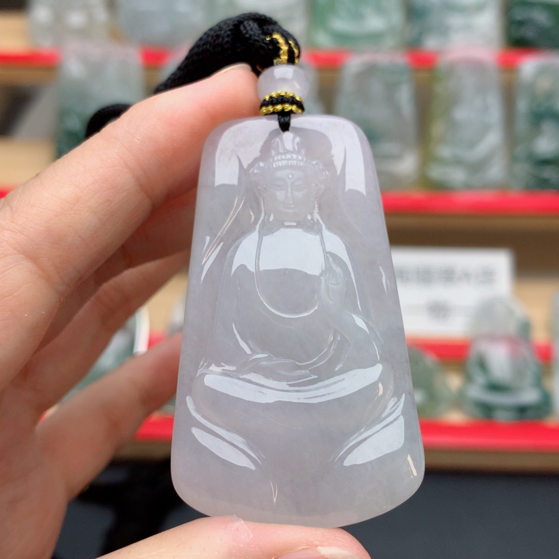 颈饰未镶嵌翡翠素衣