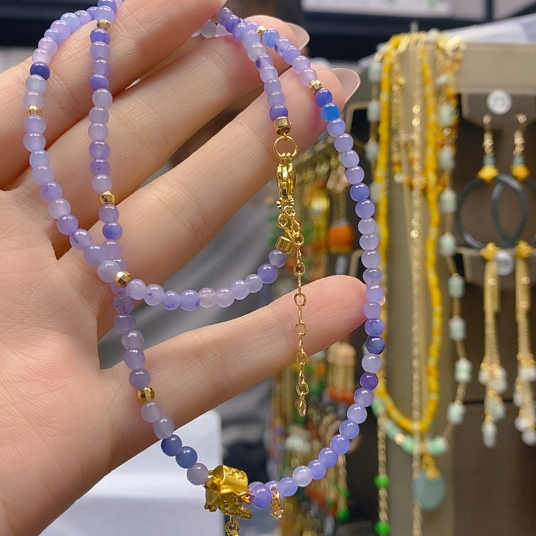 翡翠合金耳饰翡翠