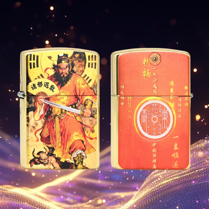ZORRO钟馗山鬼防风打火机