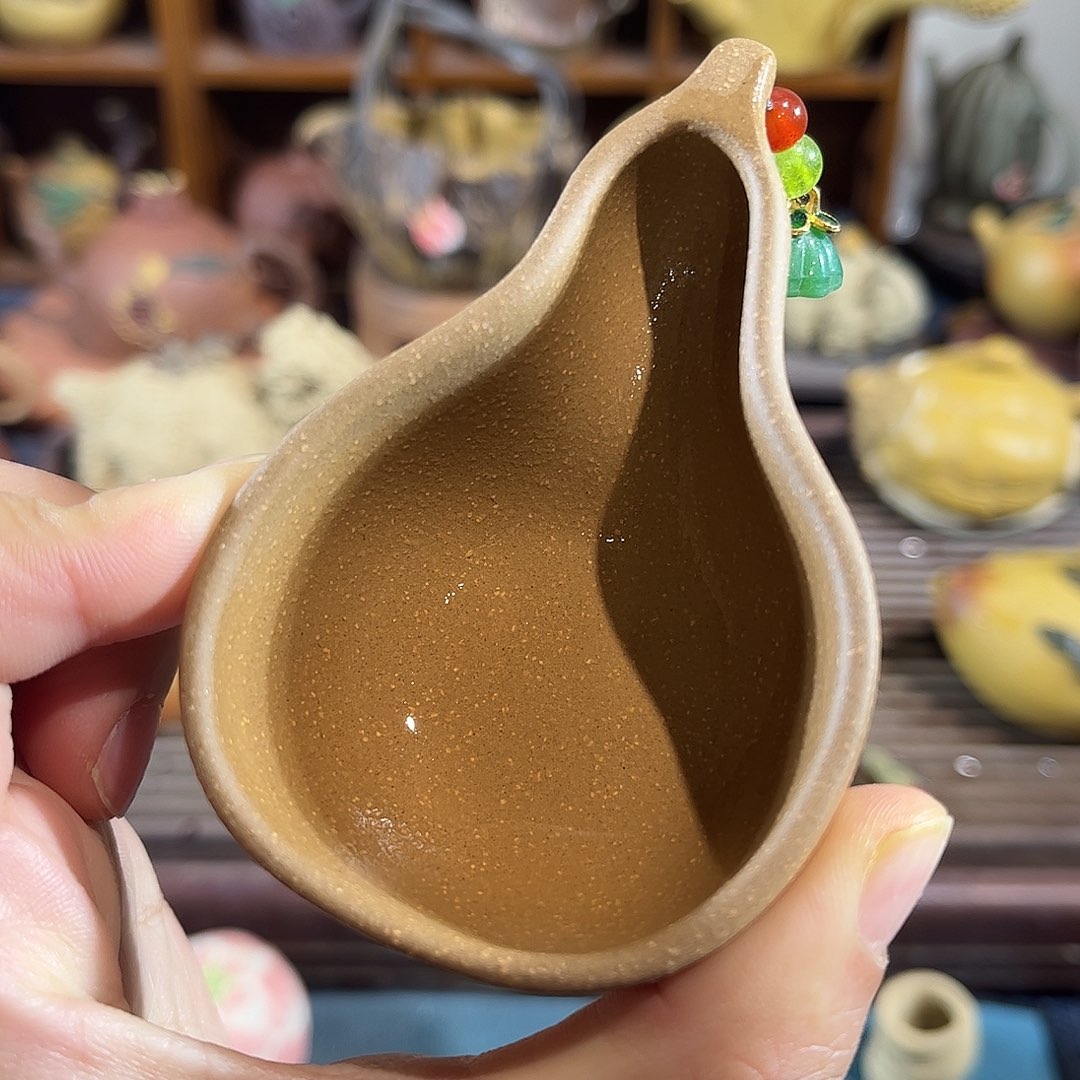 茶宠紫砂葫芦主人杯