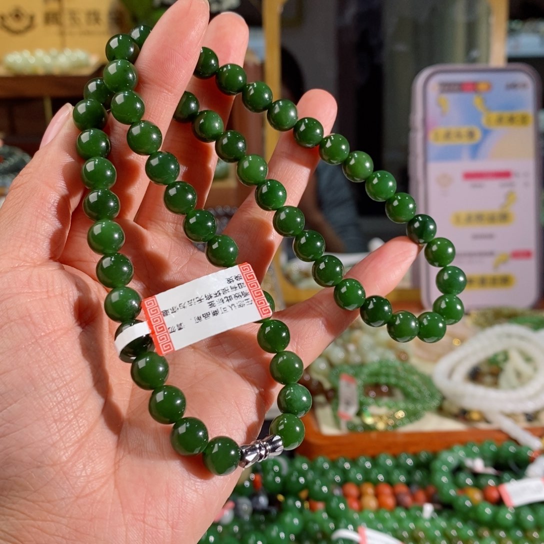 和田玉手串多样性拍一发一未镶嵌