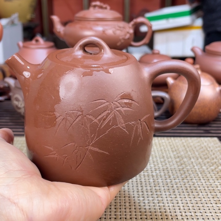 紫砂茶壶紫紫手工制作