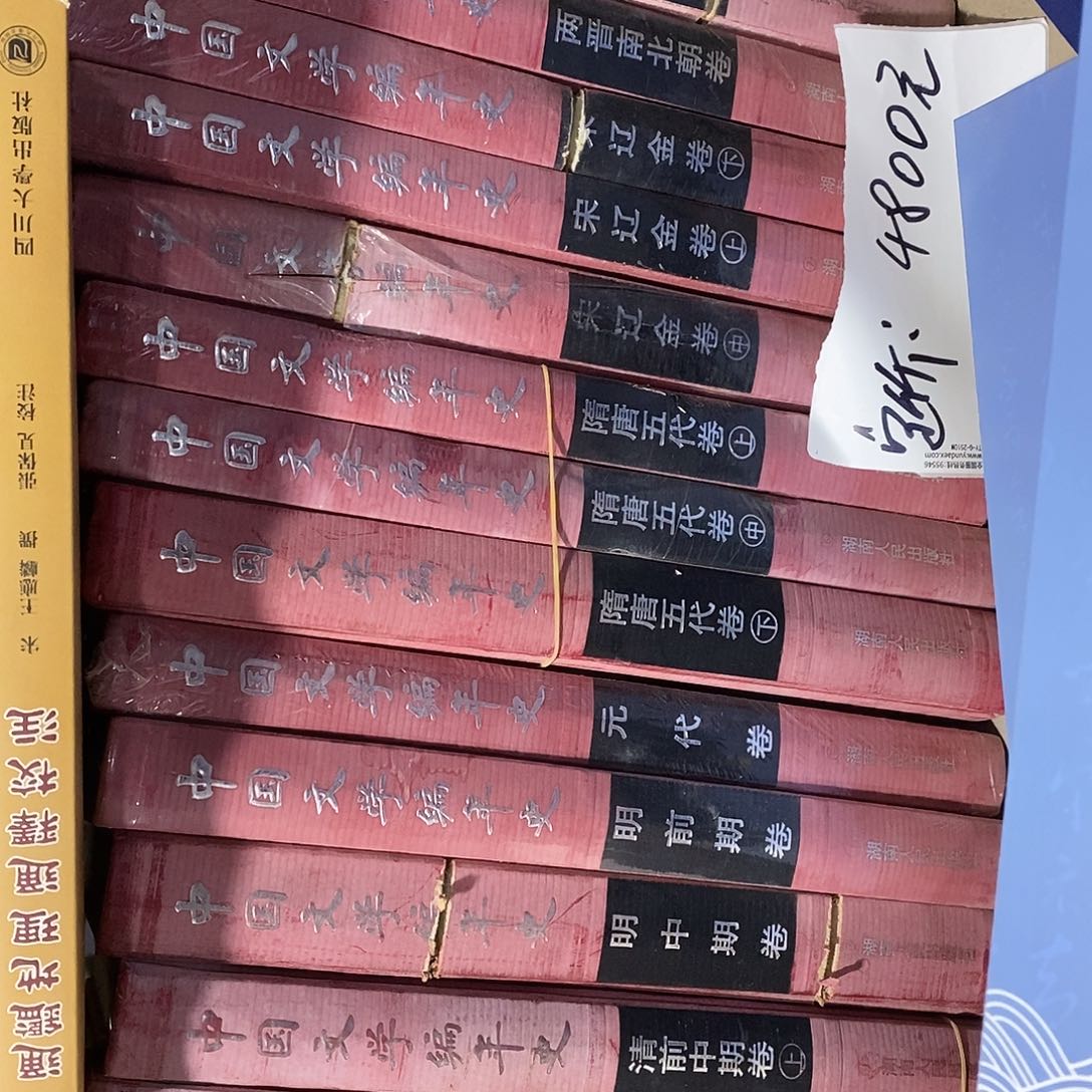 全18册……锯口瑕疵……中国文学编年史