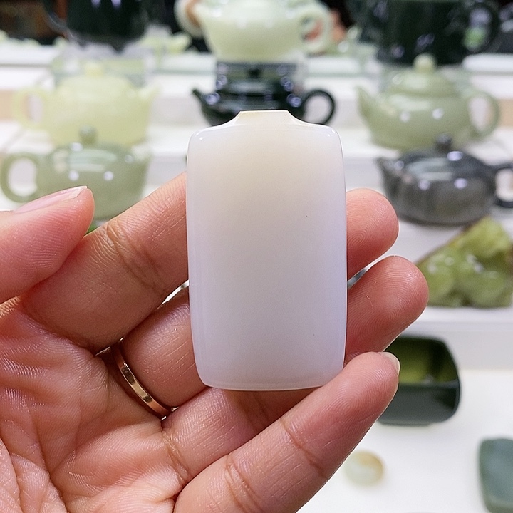 未镶嵌和田玉挂件肥****了无事牌