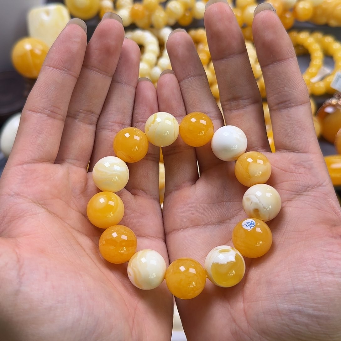 琥珀珠宝奇石未镶嵌17mm