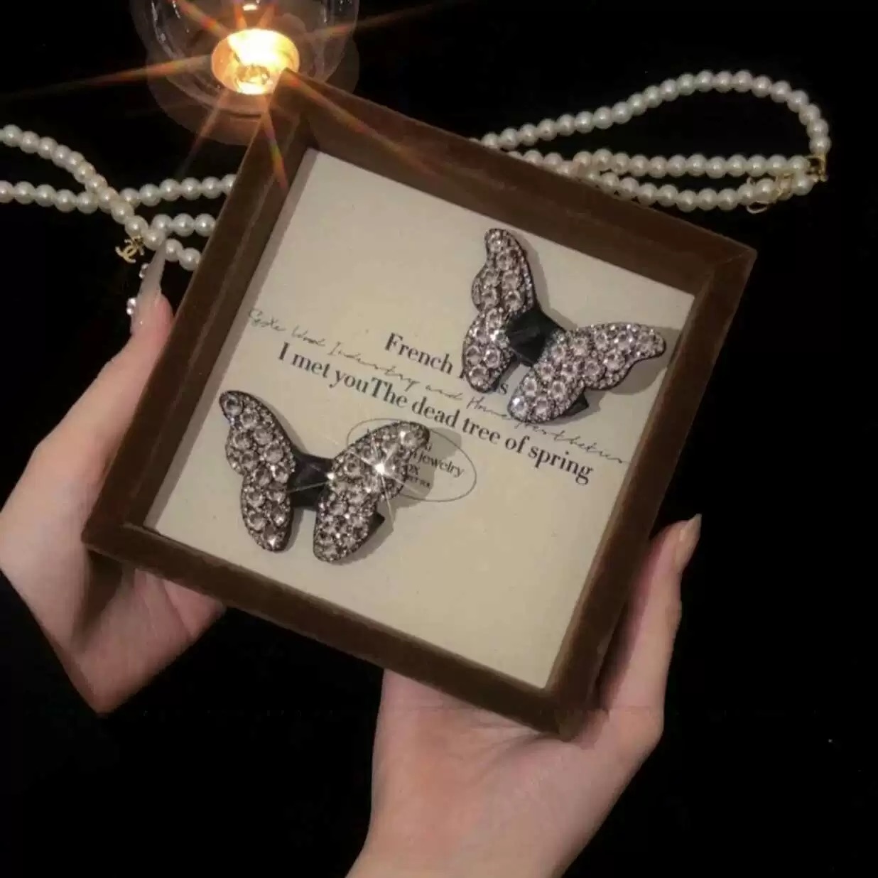 小仙女必备！超美蝴蝶发夹新款碎发夹头饰春夏刘海边夹1759+1759