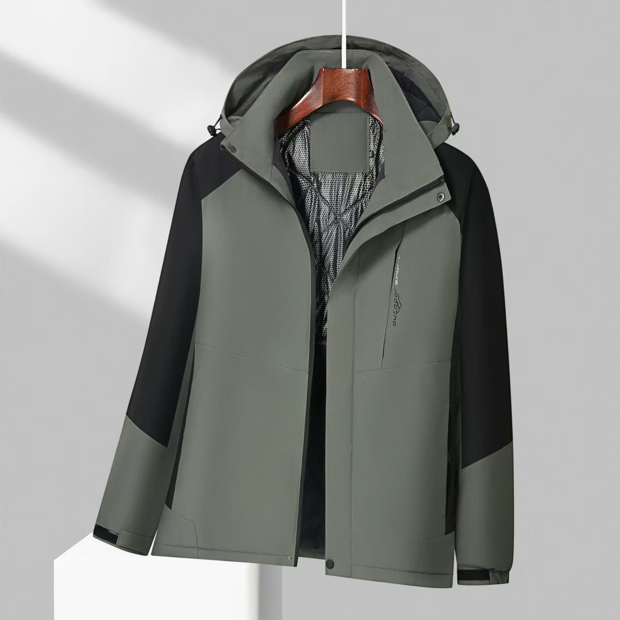 9696冬季加棉加厚加绒加石墨烯款户外冲锋衣