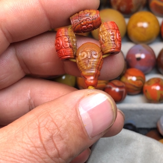 玛瑙/玉髓颈饰合金野*子