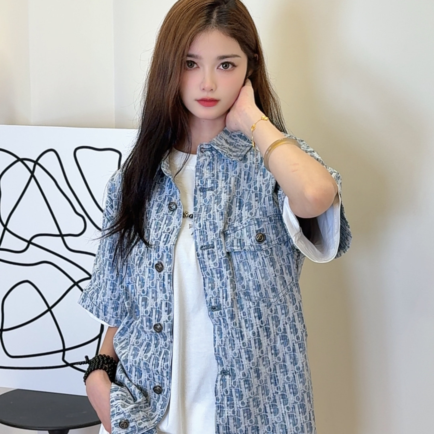 【阳阳专属】-时尚百搭潮流衬衫-TZ1003-88链接