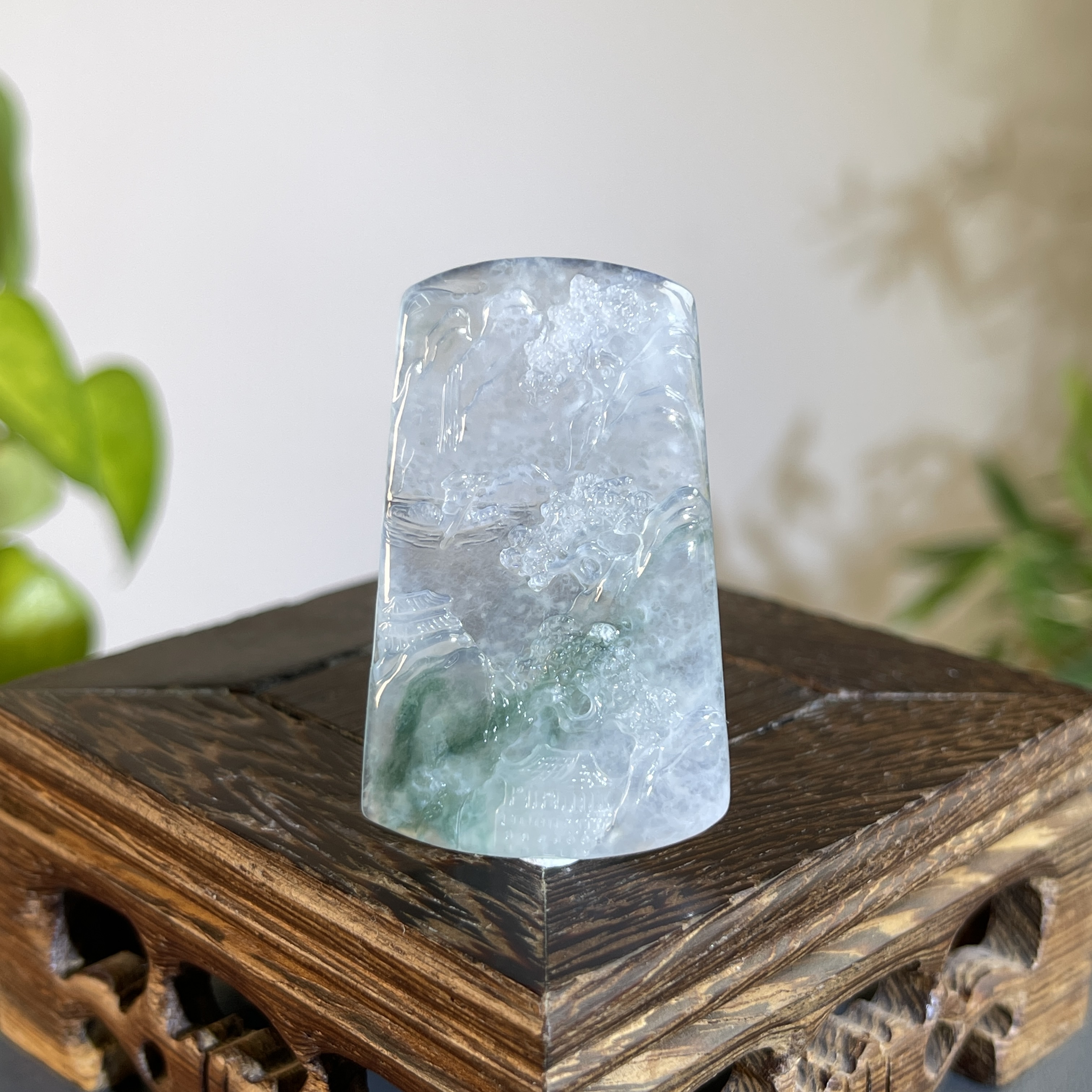 JTA15-227 天然缅甸翡翠A货 山水牌