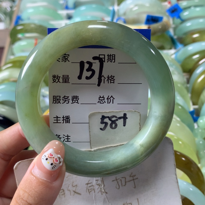 未镶嵌蛇纹石玉手镯137