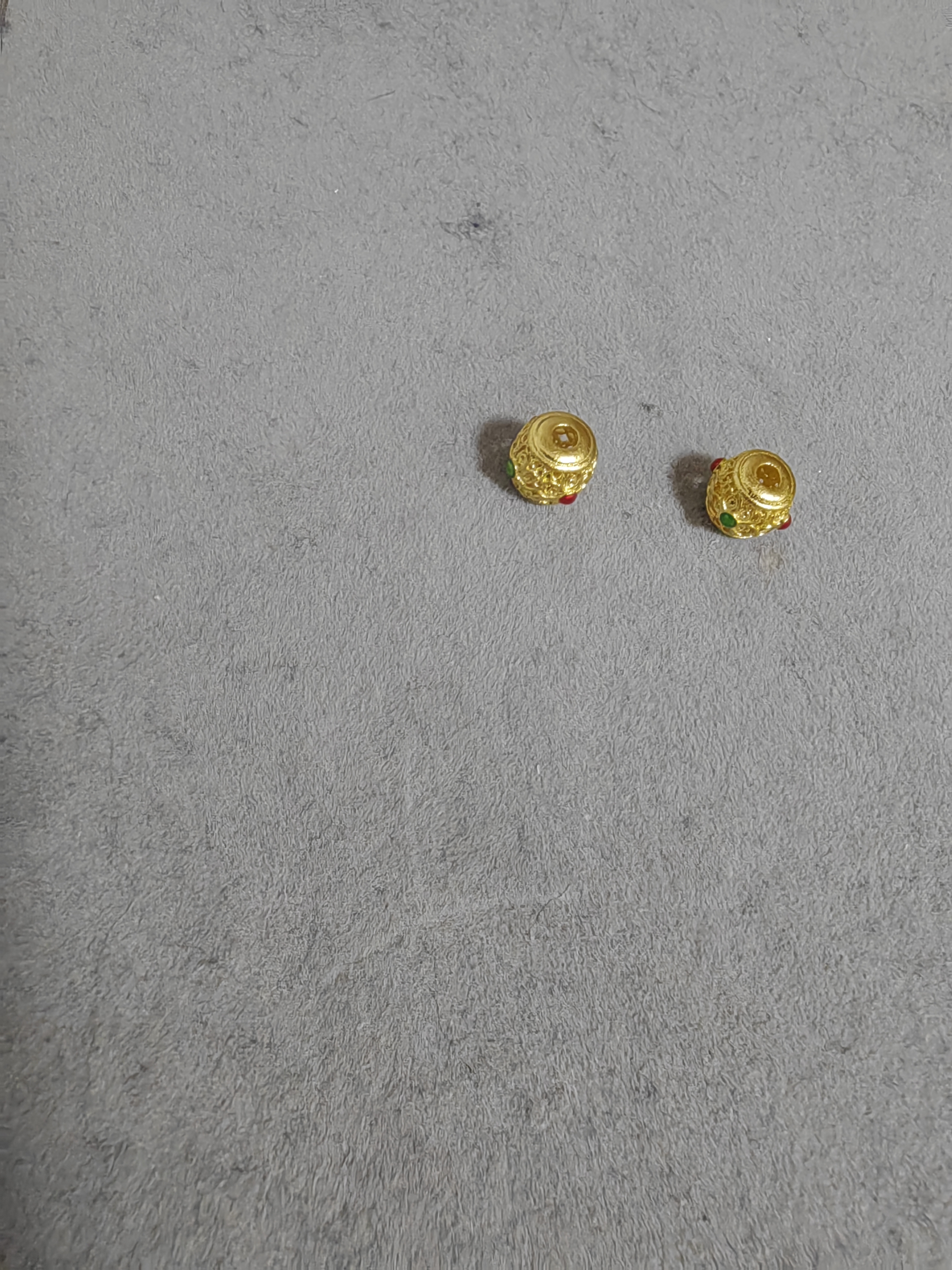 胖福饰品足金配珠