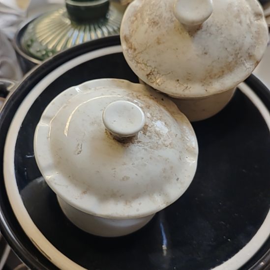 潜***道瓷发两个炖盅国营四厂库存货