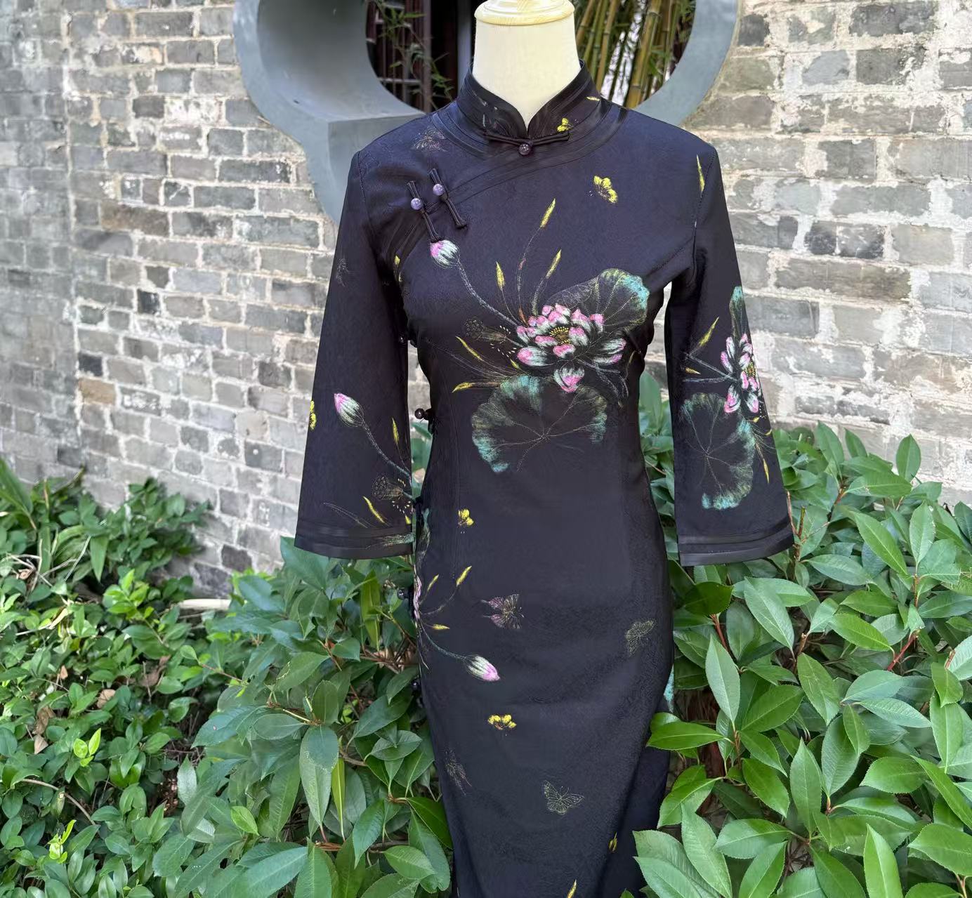 【蝶戏荷】2025年新中式夏季新款复古百搭日常大方旗袍