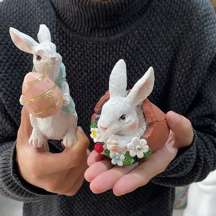 树脂样品样品样品花盆兔子