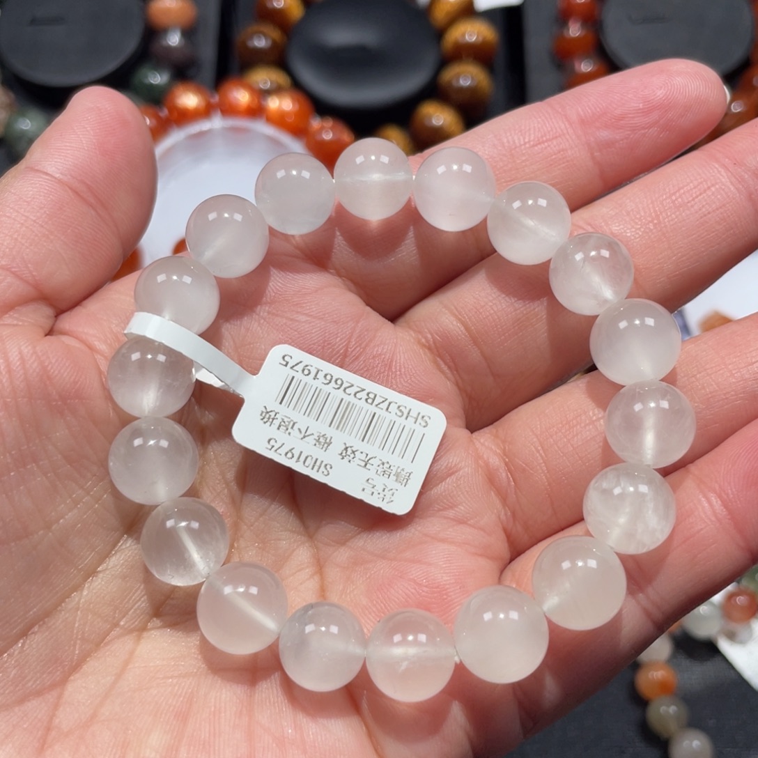 手链水晶未镶嵌白兔毛10.5mm左右