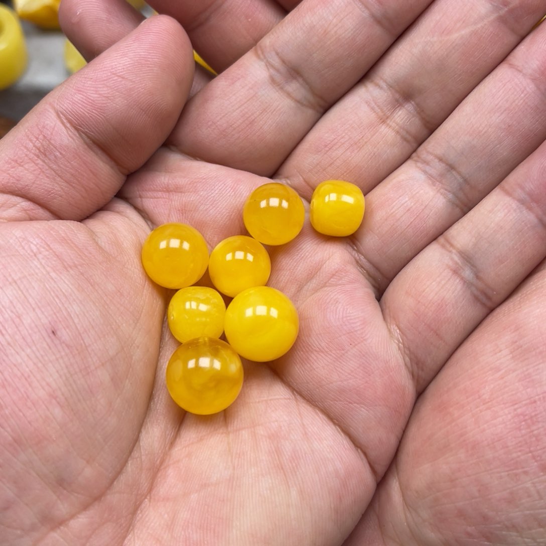 蜜蜡裸石未镶嵌～*我珠子