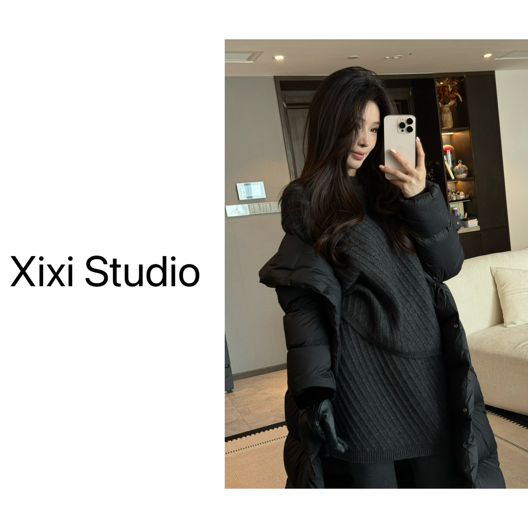 【西西】冬日暖阳 舒服感（毛衣+半裙）套装