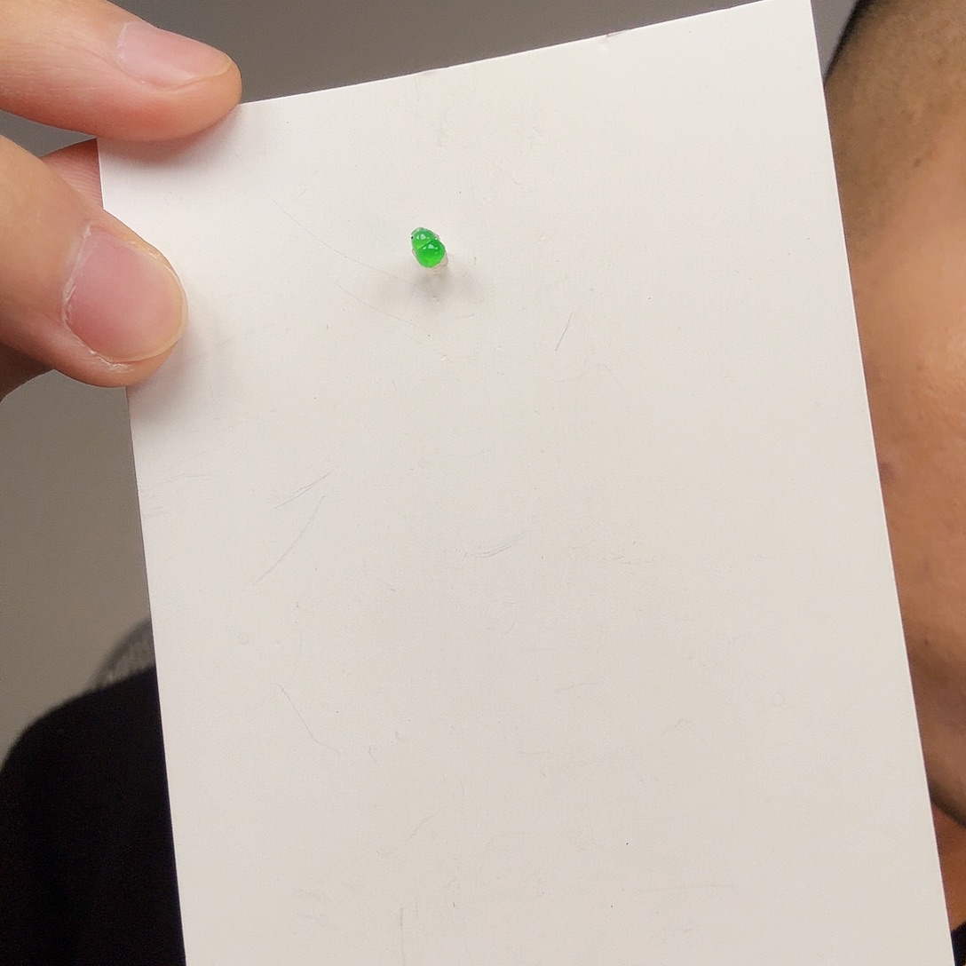 叽***噜翡翠未镶嵌颈饰一件