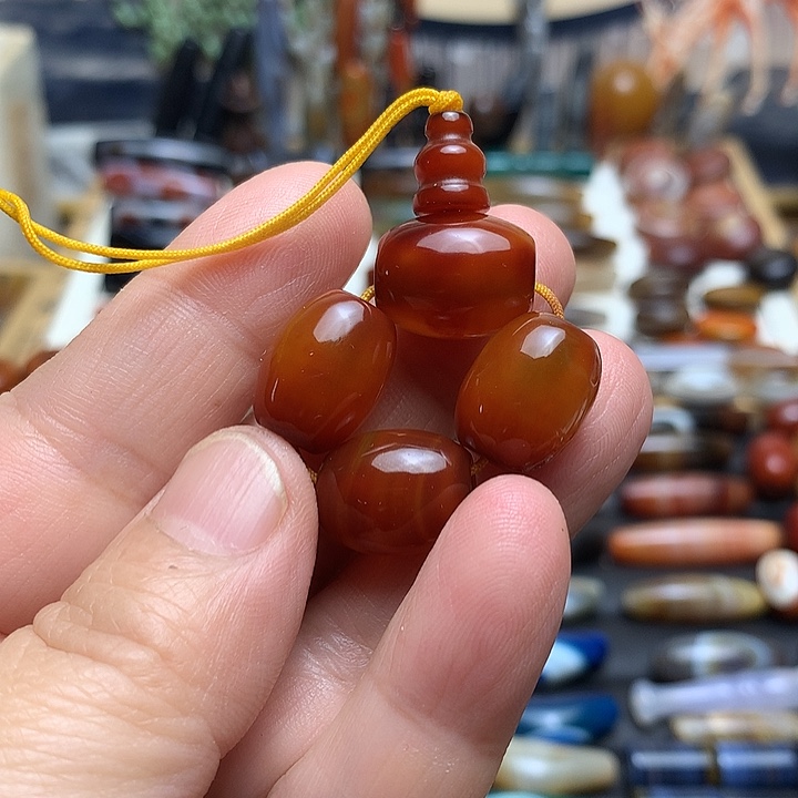 玛瑙/玉髓未镶嵌颈饰