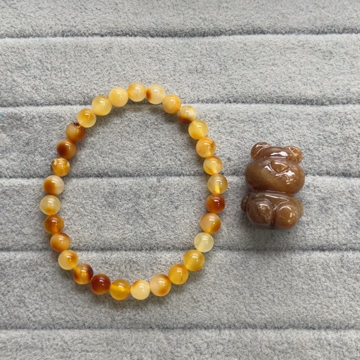 未镶嵌蜜蜡裸石天然琥珀蜜蜡配件