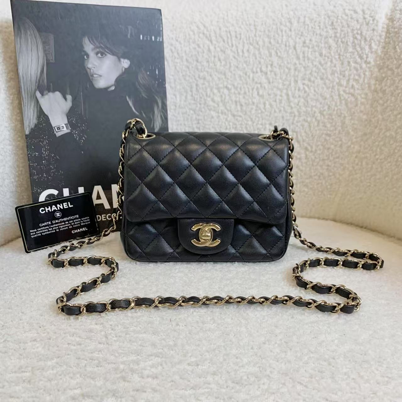 99新 Chanel/香奈儿 壹臻/黑金方胖子 29开/ 79123547