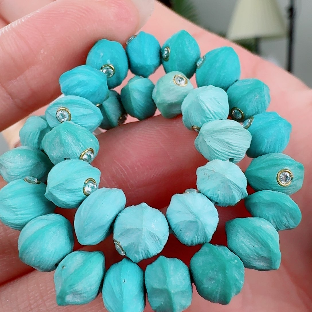 未镶嵌绿松石珠宝奇石