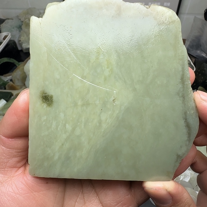 用***4和田玉（糖玉）未镶嵌珠宝半成品