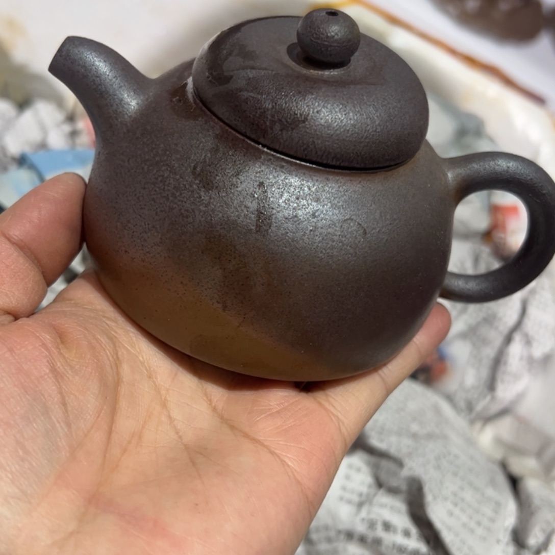 贵台龙窑柴烧茶壶130