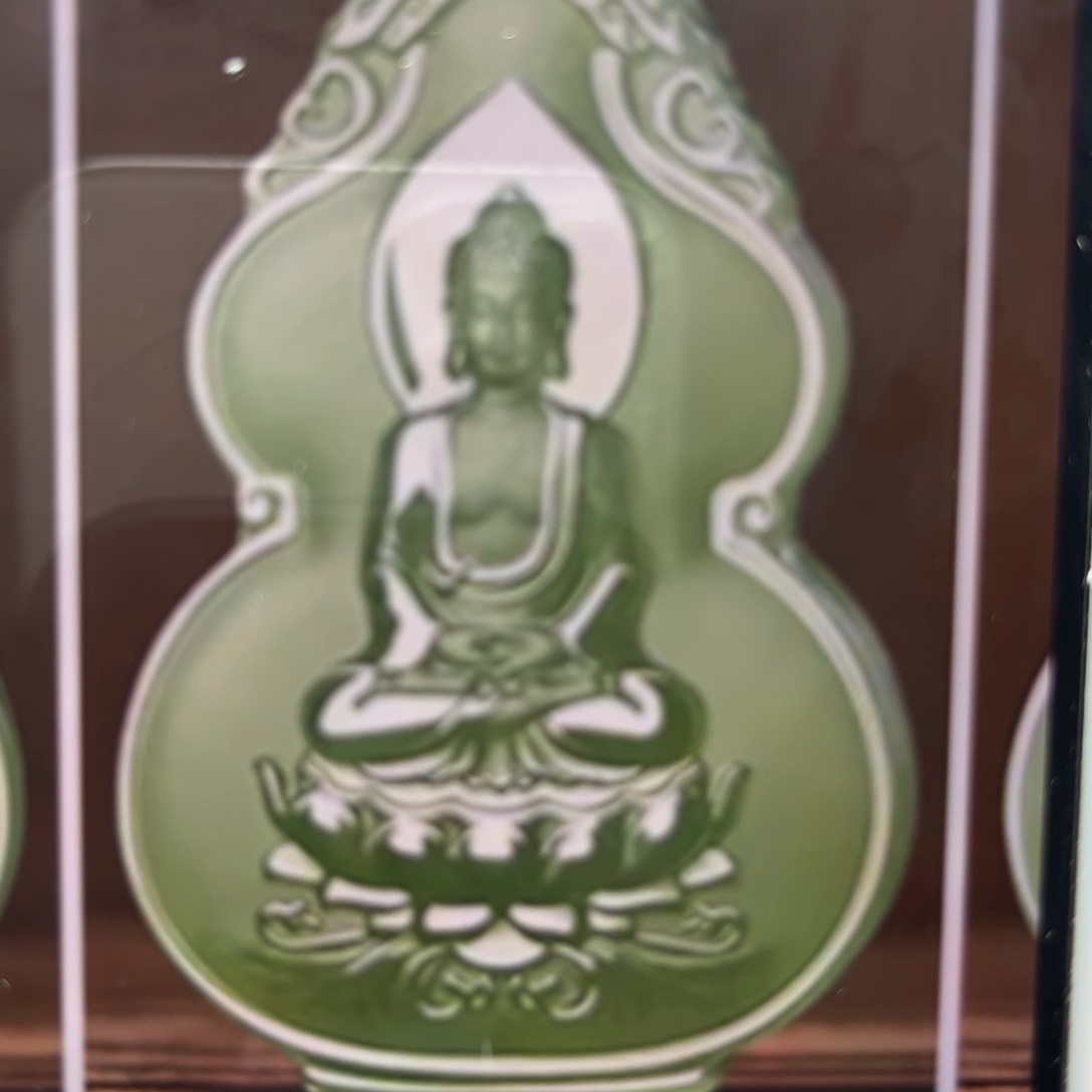 水***鞋定制和田玉天然正品和田玉精抛光打孔绑绳子